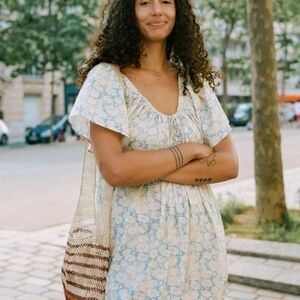 The Ambre Dress | Sky Chamomile | XS